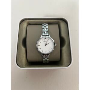 Kate Spade Metro KSW9001 Three-Hand Silver-Tone Women's Watch